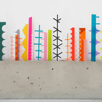 Alfredo Volpi, Barcos no cáis [Boats at the pier] [from the Italian Travel series], 1950s