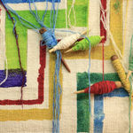 Alfredo Volpi, Barcos no cáis [Boats at the pier] [from the Italian Travel series], 1950s