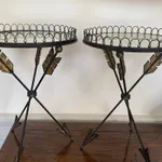 ARBUS André, Paire de guéridons, Circa 1947