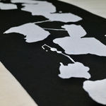 John Von Wicht, <i>White on Black Stencil</i>, 1968