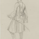 EDUARD FRANKFORT, Self-Portrait in Bedouin costume