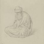 EDUARD FRANKFORT, Self-Portrait in Bedouin costume