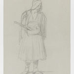 EDUARD FRANKFORT, Self-Portrait in Bedouin costume