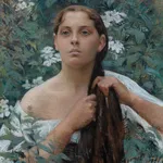 VIRGINIE DEMONT-BRETON, Study of a Hand, for the Painting 'Le Messie'