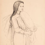 EDUARD FRANKFORT, Self-Portrait in Bedouin costume