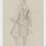 EDUARD FRANKFORT, Self-Portrait in Bedouin costume