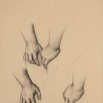 EDUARD FRANKFORT, Self-Portrait in Bedouin costume