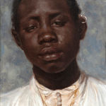 CLAUDE-MARIE DUBUFE AND WORKSHOP, Portrait of Hassan, Keeper to Charles X's giraffe