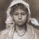 VIRGINIE DEMONT-BRETON, Study of a Hand, for the Painting 'Le Messie'