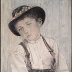 DOMENICO MORELLI, Study of a man in Oriental costume, 1885