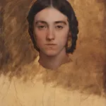 EUGÈNE LAMBERT, Portrait of a man in a wide-brimmed hat , c. 1870