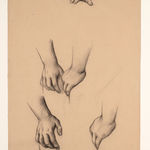 EDUARD FRANKFORT, Self-Portrait in Bedouin costume