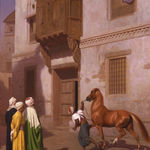 EDUARD FRANKFORT, Self-Portrait in Bedouin costume