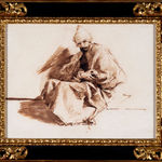 EDUARD FRANKFORT, Self-Portrait in Bedouin costume