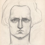 HERMANN EULER, Portrait of Carletto Thieben, 1926