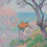 Claude-Emile Schuffenecker, Vue de la côte normande, 1890