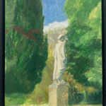 Linda Schwab, Woman and Dahlias