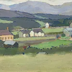 Leon Kossoff, The Booking Hall, 1983