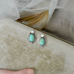 Jill Garber, Very fine 19th Century micro mosaic dinner ring in shades of aqua, teal and rose pink tesserae