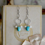 Jill Garber, Very fine 19th Century micro mosaic dinner ring in shades of aqua, teal and rose pink tesserae