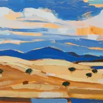 Katharine Edwards, Three Horses Grazing