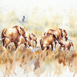 Julia Cassels, Elephants and Egrets