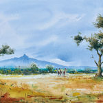 Julia Cassels, Mount Kenya, Early Morning