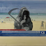 David Risley, Pope Preaching to an Empty Square, Vatican City, Rome, 2020