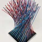 Alois Kronschlaeger, Untitled (Red on Purple), 2010