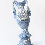 Ebony Russell, Decorative Urn: Blue, 2024