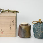 Isezaki Jun 伊勢崎淳, Bizen tea caddy 備前肩衛茶入