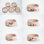 Wakao Toshisada 若尾利貞, Shino Mukozuke dishes: Set of 5