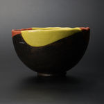 Yanagihara Mutsuo 柳原睦夫, Flower vase with cloud designs 雲ノ絵花瓶 , 1976