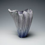 Hiruma Kazuyo 昼馬和代, Water Jar "Lake Breeze" 湖水の風 水指, 2024