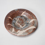 Wakao Toshisada 若尾利貞, Nezumi (Gray) Shino Plates 鼠志野 豆皿, 1980's