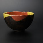 Yanagihara Mutsuo 柳原睦夫, Flower vase with cloud designs 雲ノ絵花瓶 , 1976