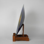 TOKUDA Yasokichi Ⅲ 3代 徳田八十吉, Plate with Polychrome Enamel Overglaze 旋律