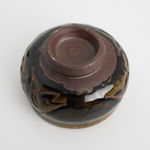 Kinjo Jiro 金城次郎, Teabowl with Fish Drawing 魚紋茶碗