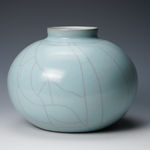 SUZUKI Sansei 鈴木三成, Celadon jar, 2003