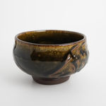 Kinjo Jiro 金城次郎, Teabowl with Fish Drawing 魚紋茶碗