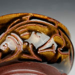 Kinjo Jiro 金城次郎, Teabowl with Fish Drawing 魚紋茶碗