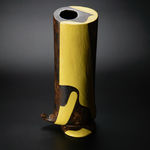 Yanagihara Mutsuo 柳原睦夫, Flower vase with cloud designs 雲ノ絵花瓶 , 1976