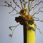 Yanagihara Mutsuo 柳原睦夫, Flower vase with cloud designs 雲ノ絵花瓶 , 1976