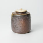Isezaki Jun 伊勢崎淳, Bizen tea caddy 備前肩衛茶入