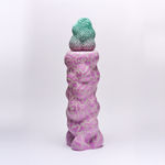 Linda Nguyen Lopez, Orange/Pink Bend Ombre Dust Furry, 2019