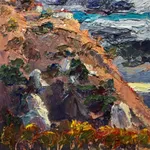 Jian Wang, Cliff, Laguna Beach, 2015