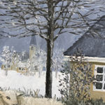 Laetitia de Haas - Schapen in de Sneeuw