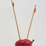 Nano Abia, Último Instante. Double arrow balloon. Turquesa., 2023