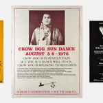 Quentin C. Doit, Press Photo Showing "Indian Power" Button, 1973