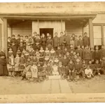 Quentin C. Doit, Press Photo Showing "Indian Power" Button, 1973